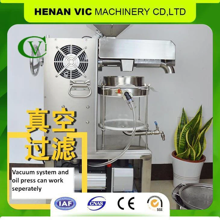 Oil Press Machine With Vacuum System